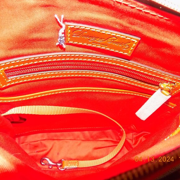 Dooney & Bourke Red Crossbody with Leather Trim - Picture 5 of 5